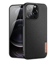 Nugarėlės dėklai Dux Ducis Apple Phone 13 Pro Fino case covered with nylon material Black