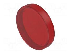Actuator lens | 04 | red | plastic | Ø23.7mm