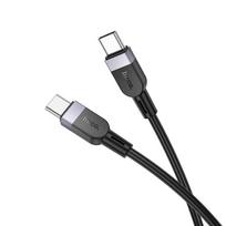 Kabelis Hoco  X109 Energy 60W silicone charging data cable C to C(L=1M) Black