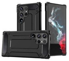 Nugarėlės dėklai iLike Samsung Galaxy S24 Ultra Hybrid Armor case Black