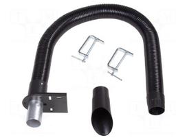 Extraction arm | for soldering fume absorber | L: 1.2m | ESD | Ø: 50mm