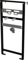 Concealed frame for urinal