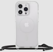 OtterBox React Case with necklace, MagSafe Apple iPhone 15, Clear