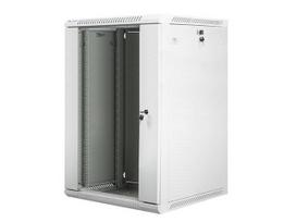 Lanberg WF01-6618-10S rack cabinet 18U Wall mounted rack Grey