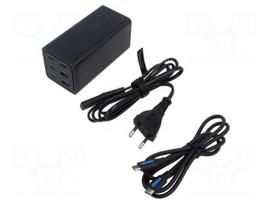 Power supply: switching | 5÷28VDC | Out: USB A x2,USB C socket x4