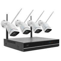 PNI House WiFi660 NVR 8 kanalų vaizdo stebėjimo rinkinys ir 4 lauko belaidės kameros 3MP, P2P, IP66