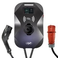 Trifazis įkrovimas, 22 kW elektromobiliams, 32A/16A/13A/10A, IP55, Mobilioji programėlė + RFID korte