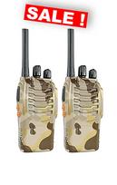 PNI PMR R40 Camo nešiojama radijo stotelė, 2 vnt. rinkinys, 0.5W, 16 programuojamų kanalų, 16 PMR ir