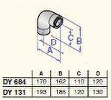 Concentric Elbow 87* D110/150, DY813