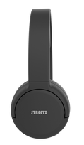 BT210 Bluetooth ausinės STREETZ, su mikrofonu, sulankstomos, juodos / BT210-BLK / 6612085
