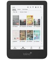 Tolino shine color e-book reader Touchscreen 16GB Wi-Fi Black