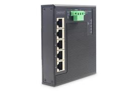 Digitus 5 Port Gigabit Ethernet Network Switch Switch, Flat, Industrial, Unmanaged