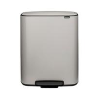 Šiukšliadėžė Brabantia Bo 60, pilka sp., 60 l, 65.2 cm x 54.1 cm