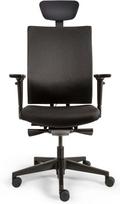 Darbo kėdė Top Cousins TC FREE 787 Comfort, 43 - 49 x 48.5 x 104.5 - 117.5 cm, juoda sp.
