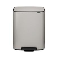Šiukšliadėžė Brabantia Bo 2 x 30, pilka sp., 60 l, 65.2 cm x 54.1 cm