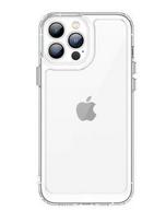 Nugarėlės dėklai iLike Apple iPhone 12 Pro Max Space Case hard cover with a gel frame Transparent White