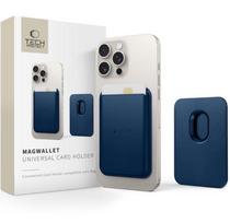 Universali kišenė telefono korpusui Tech-Protect Universal MAGWALLET MAGSAFE UNIVERSAL MAGNETIC CARD HOLDER Navy Blue