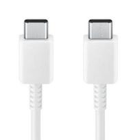 Kabelis CP  USB-C to USB-C Charging Cable 1m 2A Fast Charge Universal Data Sync White