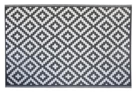 Kilimas lauko terasoms Scandi 007556, balta sp./pilka sp., 160 cm x 230 cm