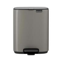 Šiukšliadėžė Brabantia Bo, platina sp., 7 l, 31 cm x 24.5 cm