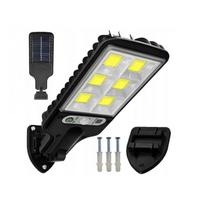 LED žibintuvėlis Elight  LU17 Solar LED Street Light 120 COB PIR Sensor + Waterproof Design ABS Construction Black