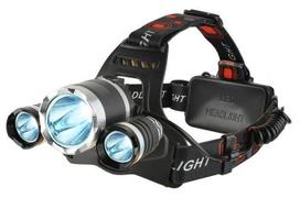 LED žibintuvėlis iLike  Front Headlight, Headlamp. 3x LED CREE Lamp, Strong Long Range Black