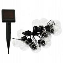 LED lemputė Elight  Solar Bulb String Light 6.5m 30pcs G40 Transparent Bulbs Solar Powered Transparent