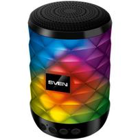 Belaidės kolonėlės Sven  Speaker SVEN PS-55, black (5W, TWS, Bluetooth, FM, USB, microSD, 600mA*h)