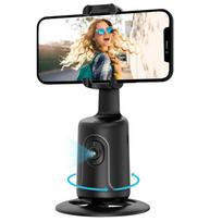 Selfie lazda iWear  P01 Auto Face 360 degree tracking Selfie Stick Tripod with Smartphone Fixation Black