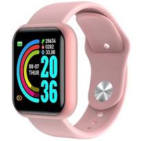 Išmanusis laikrodis iWear  M8 Smart & Fit Watch with Full Touch 1.3'' IPS Media control / HR / Blood pressure / Social Pink