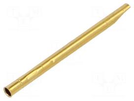 Test probe socket | gold-plated | KS-712 | L: 30mm | test needles