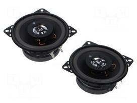 Car loudspeakers | two-way | 100mm | 75W | 90÷16000Hz | 4Ω | 88dB | 2pcs.