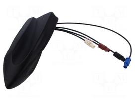 Antenna: automotive | SHARK | AM,DAB,FM,GNSS,GSM,LTE,UMTS | Fakra