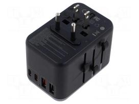 Power supply: switching | mains,universal,plug-in | 5÷20VDC | 65W