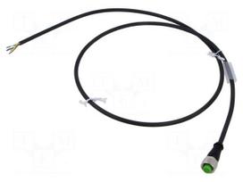 Cable: for sensors/automation | PIN: 5 | M12 female | straight | 1m