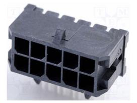 Connector: wire-board | socket | male | PIN: 10 | Micro-Fit 3.0 | 3mm