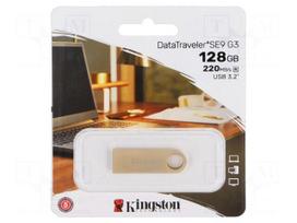 Pendrive | USB 3.2 Gen 1 | 128GB | R: 220MB/s | W: 100MB/s | golden