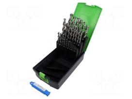 Drill set | for metal | high speed steel cobalt HSS-Co | 1÷13mm