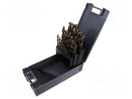 Drill set | for metal | high speed steel cobalt HSS-Co | 1÷13mm