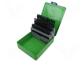 Drill set | for metal | high speed steel | 6÷10mm | Kit: drill bits