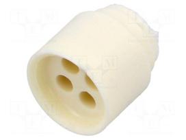 Insert for gland | 2.3mm | NPT3/8" | elastomer | Holes no: 4 | HSK-ME