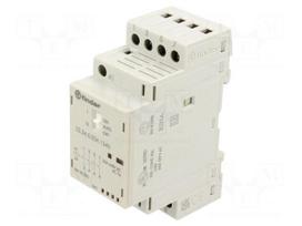 Contactor: 4-pole installation | 25A | 24VAC,24VDC | NO x4 | IP20 | 22