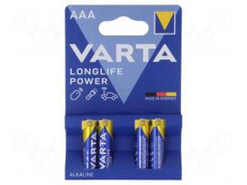 Battery: alkaline | AAA,R3 | 1.5V | non-rechargeable | 4pcs.