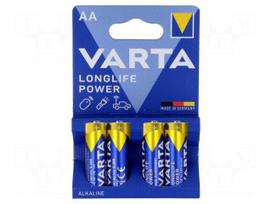 Battery: alkaline | AA | 1.5V | non-rechargeable | 4pcs | HIGH ENERGY