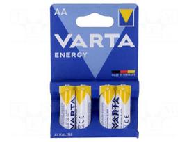 Battery: alkaline | AA | 1.5V | non-rechargeable | 4pcs | ENERGY