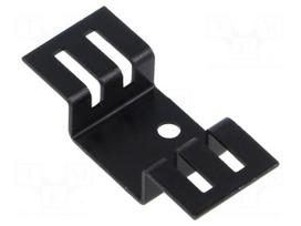 Heatsink: extruded | black | L: 17.78mm | W: 44.45mm | H: 9.53mm