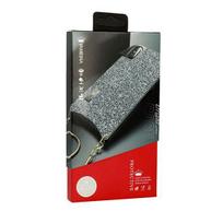 Nugarėlės dėklai Yameina Apple iPhone XS MAX Shiny Case BAG Black