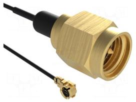 Cable | 0.05m | AMC female,SMA male | angled,straight | 50Ω