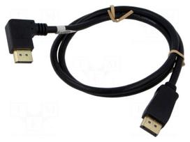 Cable | DisplayPort plug,DisplayPort plug 90° left/right | PVC