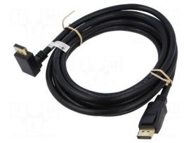 Cable | DisplayPort plug,DisplayPort plug 90° up/down | PVC | 5m
